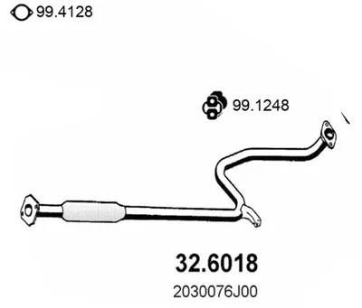 silenciador del medio Nissan PRIMERA · Nissan PRIMERA Hatchback