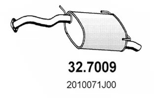 Silenciador posterior Nissan PRIMERA · Nissan PRIMERA Hatchback