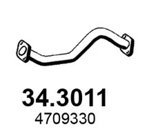 Tubo de escape Opel AGILA · Suzuki SPLASH · Suzuki SWIFT IV