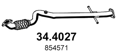 Tubo de escape Opel ASTRA J · Opel ASTRA J Sports Tourer · Opel ZAFIRA TOURER C