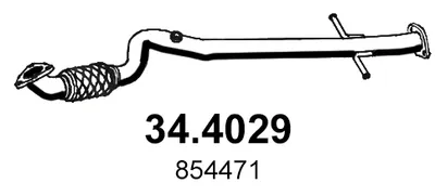 Tubo de escape Opel ASTRA J · Opel ASTRA J Sports Tourer · Opel ASTRA J GTC