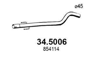 Tubo de escape Opel CORSA C · Opel CORSA C Hatchback Van