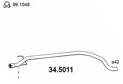Tubo de escape Opel CORSA D · Opel CORSA D Hatchback Van · Opel CORSA E