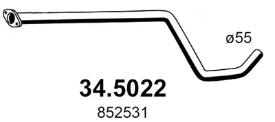 Tubo de escape Opel ASTRA J · Opel ASTRA J Sports Tourer · Opel ASTRA J GTC