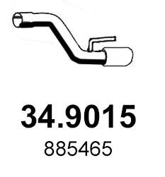 Tubo de escape Opel ASTRA J · Opel ASTRA J GTC
