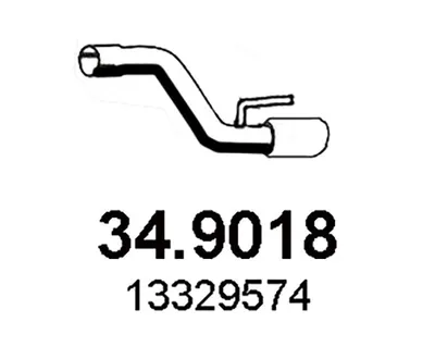 Tubo de escape Opel ASTRA J · Opel ASTRA J GTC