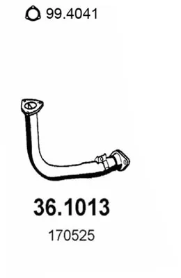 Tubo de escape Peugeot 106 I