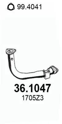Tubo de escape Peugeot 206 Hatchback
