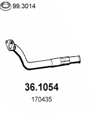 Tubo de escape Peugeot 405 I Break · Peugeot 405 II Break · Peugeot 405 I