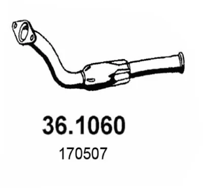 Tubo de escape Peugeot 405 I