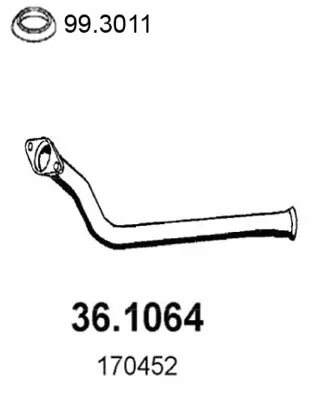 Tubo de escape Peugeot 405 I Break · Peugeot 405 II Break · Peugeot 405 I