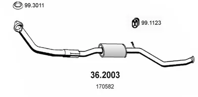 Presilenciador Peugeot 306