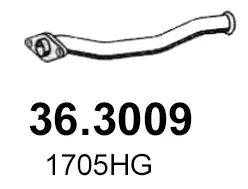 Tubo de escape Peugeot 206 Hatchback · Peugeot 206 CC · Peugeot 206 Saloon