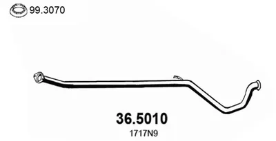 Tubo de escape Peugeot 307