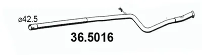 Tubo de escape Peugeot 206 Hatchback · Peugeot 206 Van