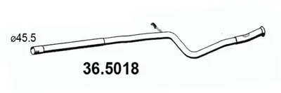 Tubo de escape Peugeot 206 Hatchback
