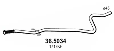 Tubo de escape Peugeot 207 · Peugeot 207 Hatchback Van