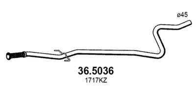 Tubo de escape Citroën C3 PICASSO · Peugeot 207 · Peugeot 207 CC