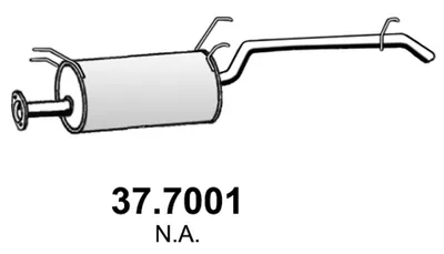 Silenciador posterior ASSO 37.7001