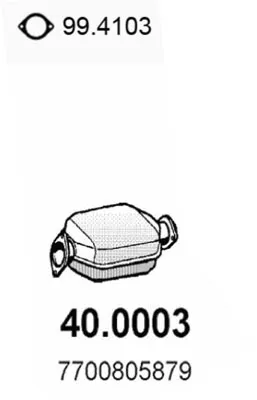 Catalizador Renault CLIO I