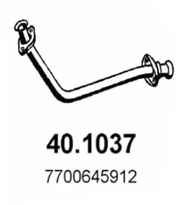 Tubo de escape Renault FUEGO · Renault 18 · Renault 18 Variable