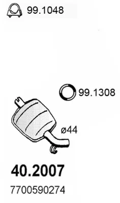 Presilenciador Alfa Romeo 156 · Alfa Romeo GT · Renault 20