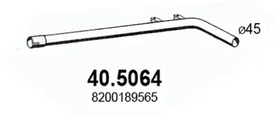 Tubo de escape Renault MEGANE II · Renault SCÉNIC II · Renault MEGANE II Coupé-Cabriolet