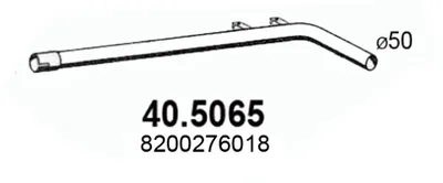 Tubo de escape Renault MEGANE II · Renault SCÉNIC II · Renault MEGANE II Coupé-Cabriolet