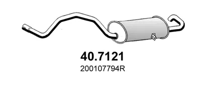 Silenciador posterior Renault MEGANE III Hatchback · Renault MEGANE III Coupe · Renault MEGANE III Grandtour
