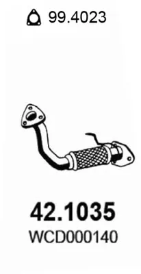 Tubo de escape Mg MG ZR · Mg MG ZS · Mg MG ZS Hatchback