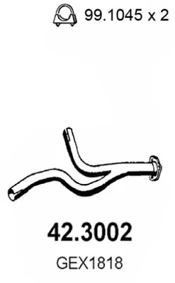 Tubo de escape Land Rover RANGE ROVER I