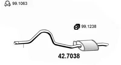 Silenciador posterior Land Rover DISCOVERY I