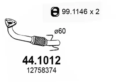 Tubo de escape Saab 9-3 · Saab 9-3 Convertible · Saab 9-3 Estate