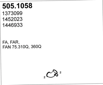 Tubo de escape ASSO 505.1058