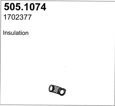 Tubo de escape ASSO 505.1074