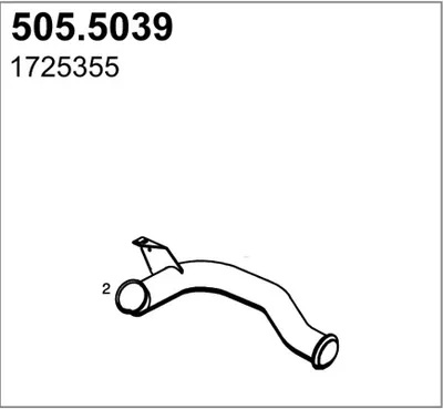 Tubo de escape ASSO 505.5039
