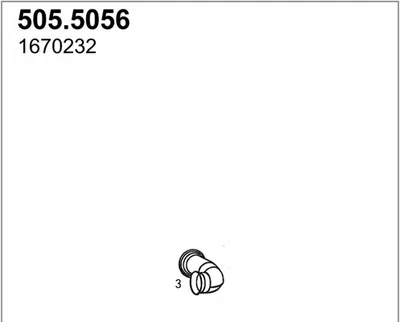 Tubo de escape ASSO 505.5056