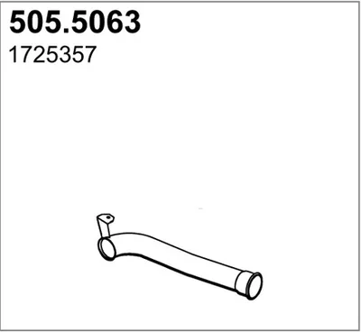 Tubo de escape ASSO 505.5063