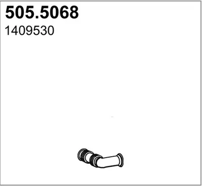 Tubo de escape ASSO 505.5068