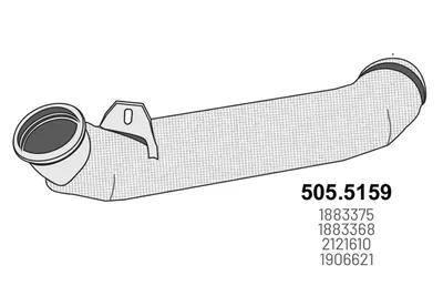 Tubo de escape ASSO 505.5159