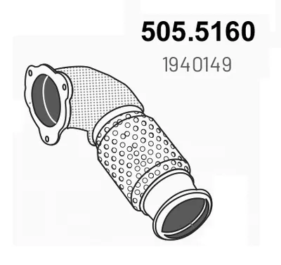 Tubo de escape ASSO 505.5160