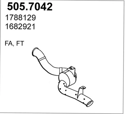 Silenciador central/posterior ASSO 505.7042