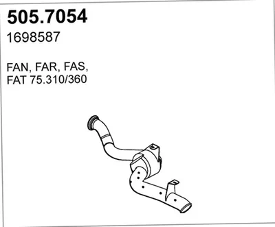 Silenciador central/posterior ASSO 505.7054
