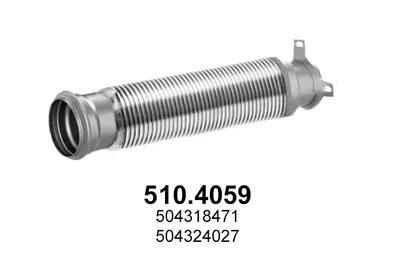 Tubo de escape ASSO 510.4059
