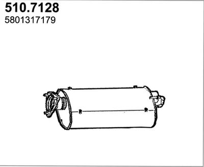 Silenciador posterior ASSO 510.7128