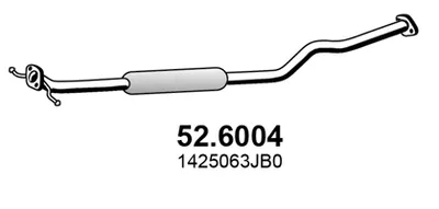 silenciador del medio Suzuki SWIFT III