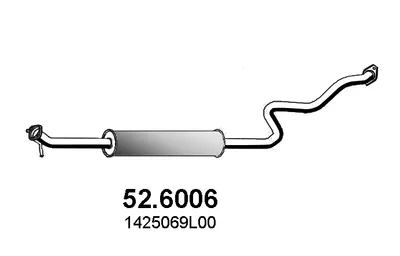 silenciador del medio Suzuki SWIFT IV