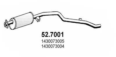 Silenciador posterior Suzuki LJ80