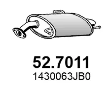 Silenciador posterior Suzuki SWIFT III