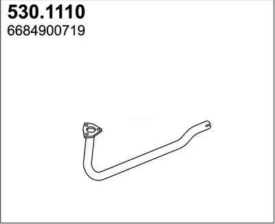 Tubo de escape Mercedes-Benz T2/LN1 Van · Mercedes-Benz T2/LN1 Platform/Chassis